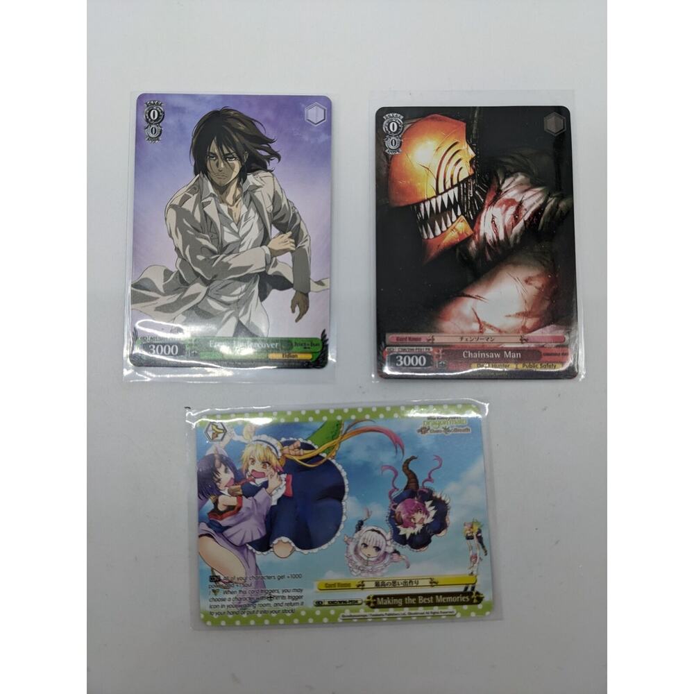 Weiss Schwarz 3 card set Anime Expo 2022 Exclusive Promo